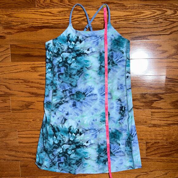 Athleta Girl Doing The Most Solarize Cottage Blue Dress Size XL 14 - Picture 15 of 16